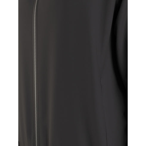 Calvin Klein Felpa con zip Felpa Uomo a zip con micro logo Nero - Francavilla Moda